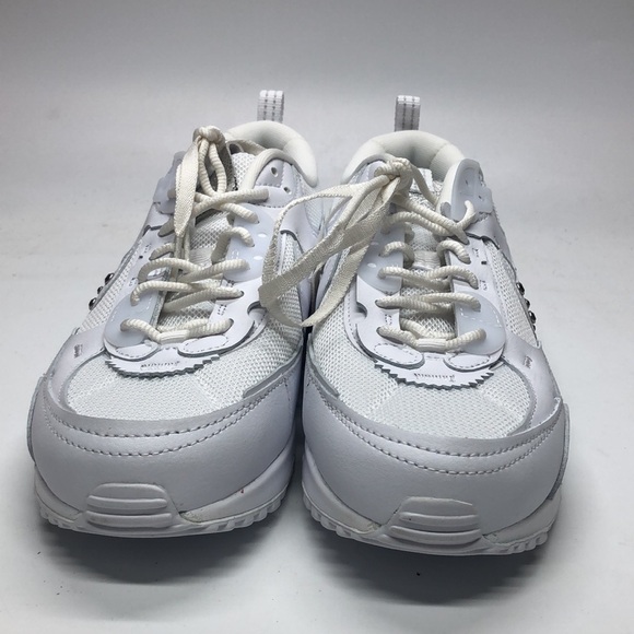 Women’s Nike Air Max 90 Futura White/Grey FQ8888-100 NWOB - Picture 3 of 5
